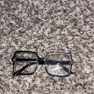 Stylish Black Square Glasses